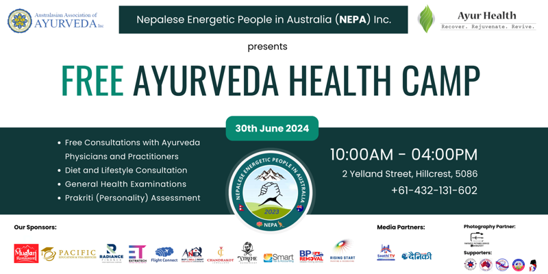 Free Ayurveda Health Camp successfully organized for the first time in Australia